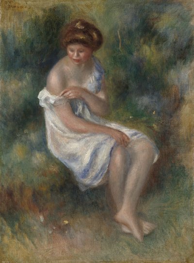The Bather by Pierre Auguste Renoir